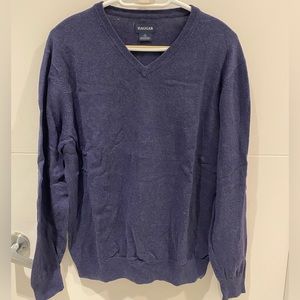 Medium blue haggar sweater
